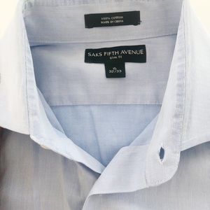 SAKS FIFTH AVE 100% COTTON BUTTON DOWN